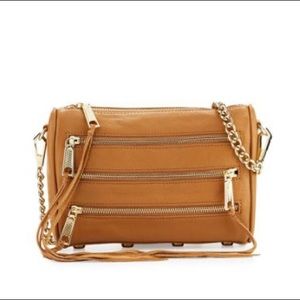 Rebecca Minkoff Mini 5 Zip Cross Body Bag Purse